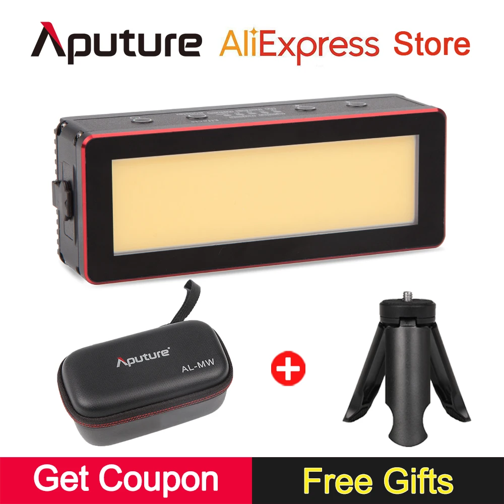 

Aputure AL-MW Diving LED Light Rechargeable IP68 Waterproof CRI TLCI 95+ 5 Effects for GoPro Sport Camera Photography Lighting