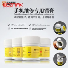 AMAOE high-quality Containing silver Lead / lead free Solder paste 138°-217° Repair tin paste Strong conductivity Maintenance