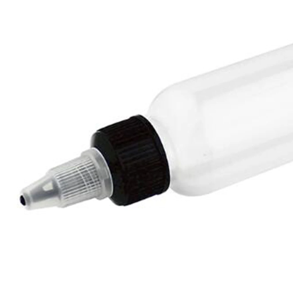 10x 30/50/60/120/250ml Tattoo Airbrush Ink Dispensing Boston Bottles Plastic Container Bottles with Twist Top Cap Airbrushing
