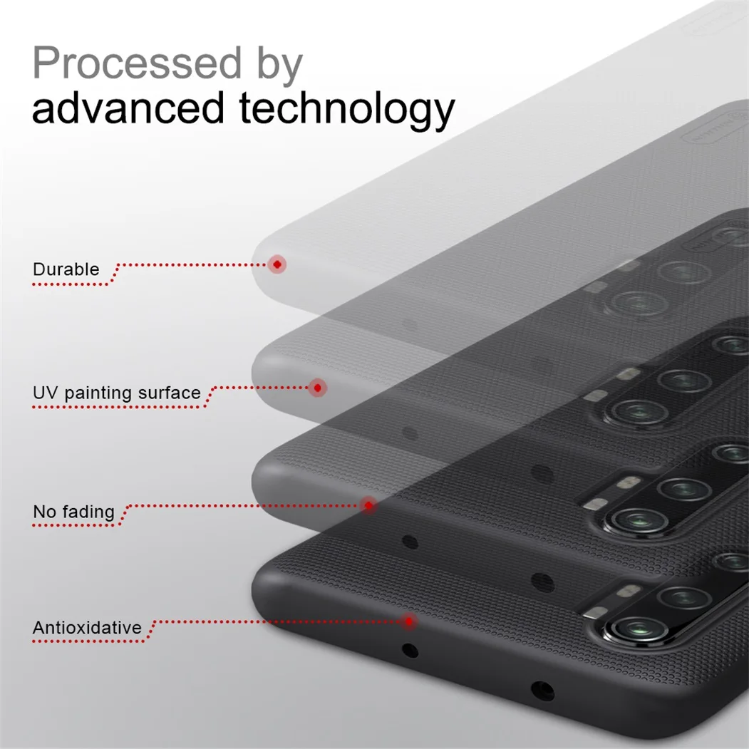 Для Xiaomi mi CC9 Pro mi Note 10 Pro чехол Nillkin Super Frosted Shield Жесткий PC задняя крышка защитный чехол для Xiaomi mi Note10