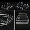 Souvenir box- 10pcs/lot Direct fit paper money currency bill box plastic Banknote case glass container 2