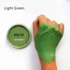 Light Green 30g/pc Water Activated Pure Light Green Face Body Paint Makeup in Costume Party Fancy Dress Beauty Makeup Tool 1