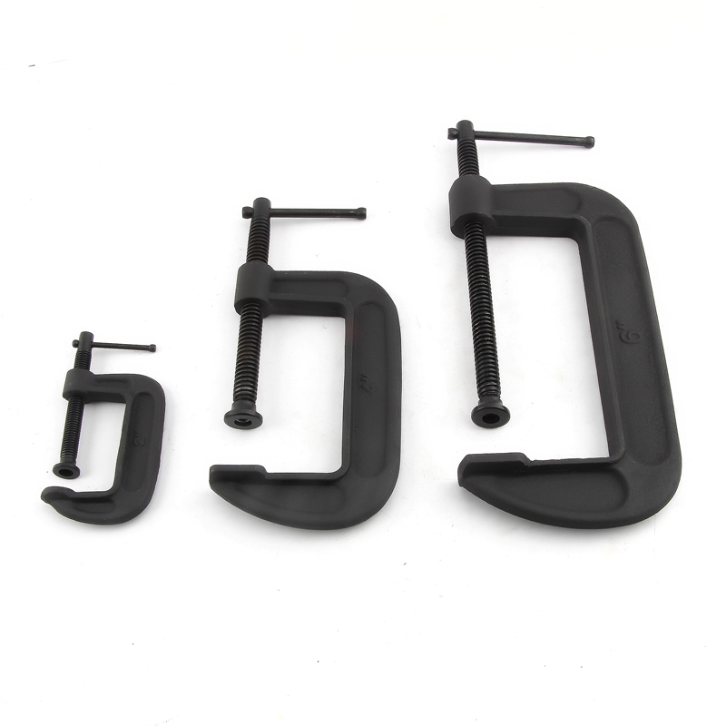 Heavy Duty Thick C-type clamp 1Pcs Wood Working G Clamps Fast Metal Powerful Clamp Fixing Clamp 2 3 4 5 6 8 10 12 Inch
