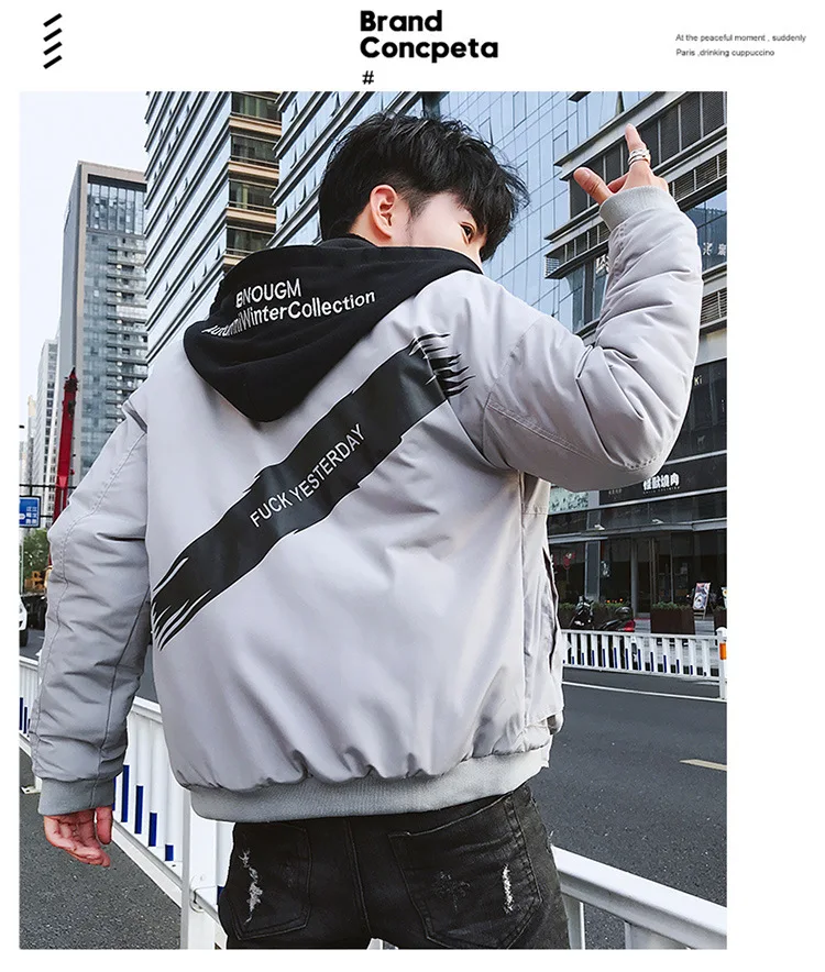 AliExpress г. Новая стильная одежда с хлопковой подкладкой трендовая школьная форма в Корейском стиле пуховая куртка с хлопковой подкладкой