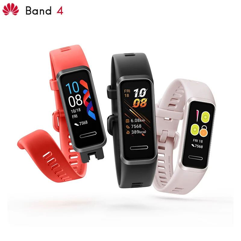 Смарт-браслет huawei Band 4 SpO2 с кислородом крови, инновационные часы с циферблатом, подключи и ЗАРЯЖАЙ, активный мониторинг здоровья