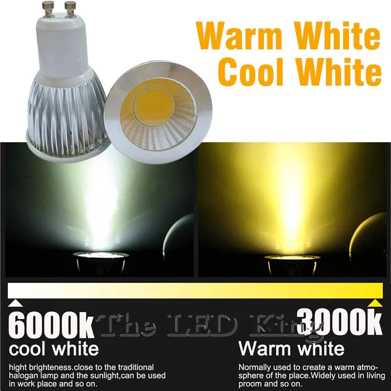 COB Lampada Led Spotlight GU 10 220V Bombillas Lamp Focoe Refletor Ampoule Bulb Spot Light 3W 5W 7W Lampara Lampe Luz | Лампы и