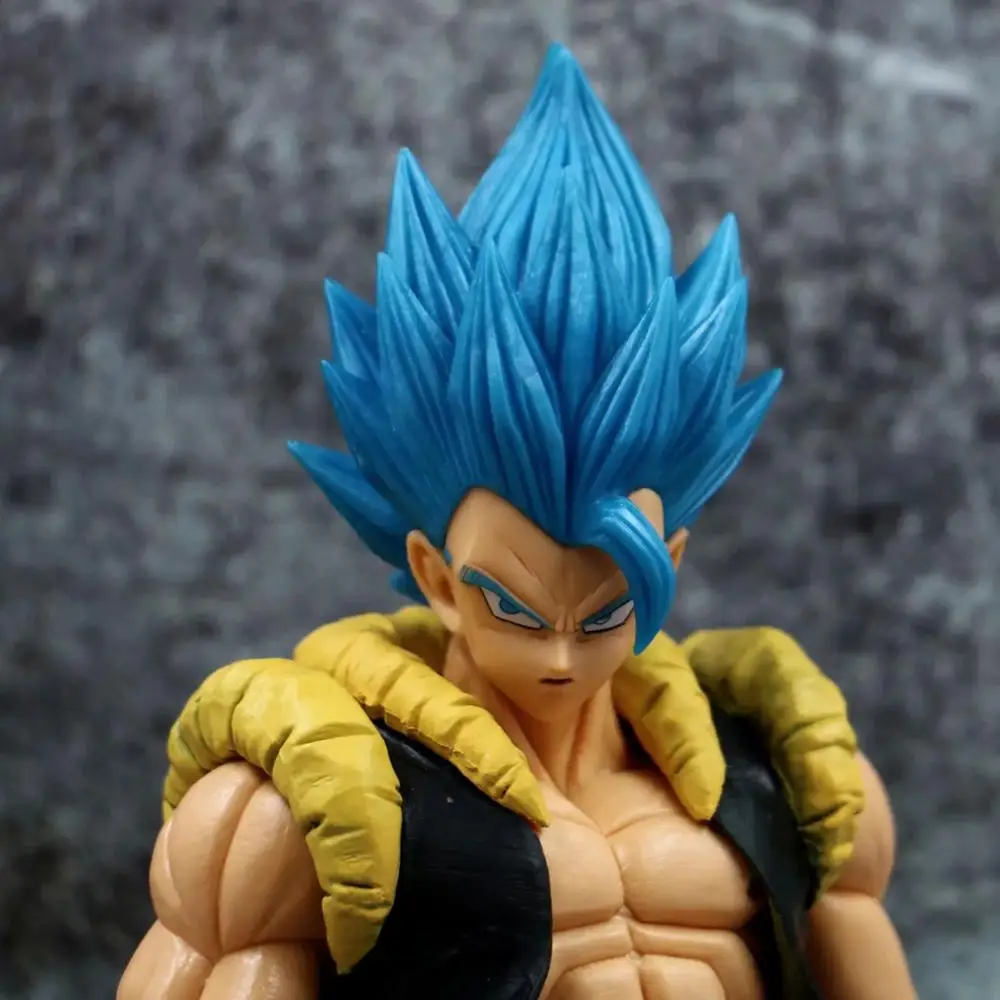 Аниме 32 см Dragon Ball Super GROS Grandista ROS Gogeta синие волосы ПВХ фигурка Коллекция Модель