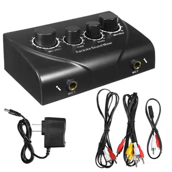 

Karaoke Sound Mixer Professional System Portable Mini Digital Sound US plug C90F