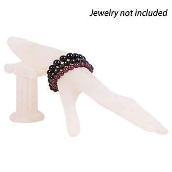 

Decoration Bedroom Hand Form Necklace Storage Organizer Home Anti Slip Ring Holder Jewelry Display Stand Shop Watch Show Resin