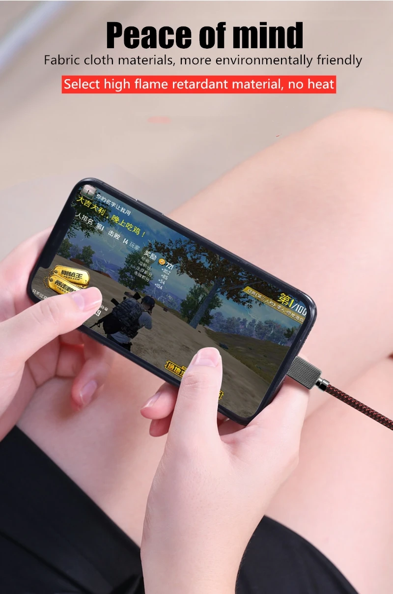 Тип USB кабель для смартфона Тип-C IOS iPhone Android Micro USB быстрое зарядное устройство для передачи данных и быстрой зарядки и синхронизации данных шнур Зарядное устройство линии передачи данных