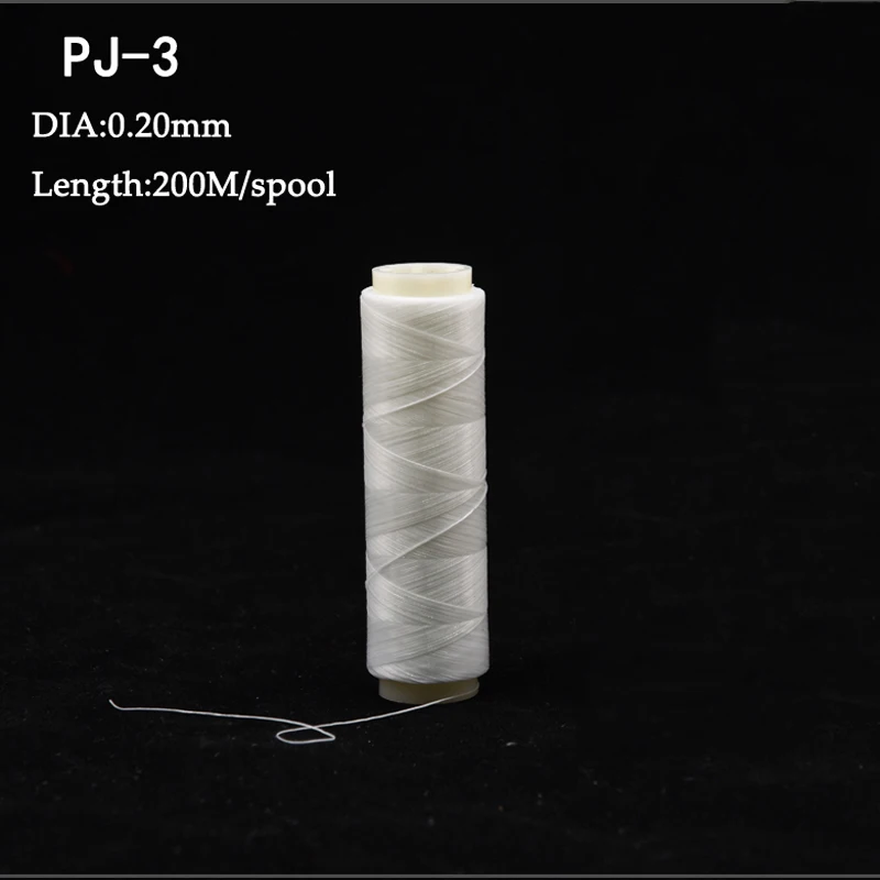 1pc Invisible PJ1-5 Nylon High Tensile Elastic Thread Spool Polyester Bait  Floating Line Sea Fishing Lure Wire Tackle Accessorie