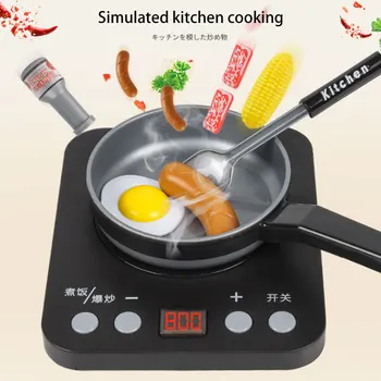 

24 Pieces Cooking Pretend Play Toy Kitchen Cookware Playset Vegetables Fruits Gifts Learning Toys For Children
