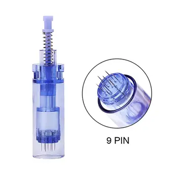 

10pcs Microblading Cartridge Needles for tattoo machine eyebrow pen Blue Tattoo Needles 9 12 36 Pins for Permanent Makeup Beau