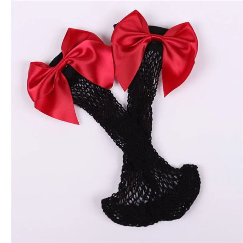 Женские ажурные носки длиной по щиколотку с рюшами кружевные короткие рыбками