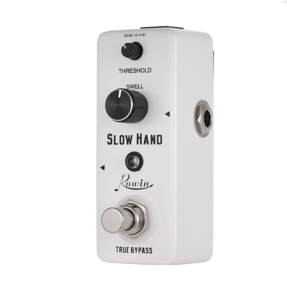 Rowin SLOW HAND Digital Slow Gear Guitar Effect Pedal Zinc Alloy Shell True Bypass Guitar Accessories guitar pedal