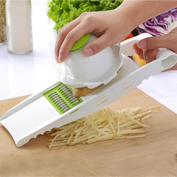 

Mandoline Slicer Vegetable Cutter with Stainless Steel Blade Manual Peeler Carrot Cheese Grater Dicer Kitchen Tool