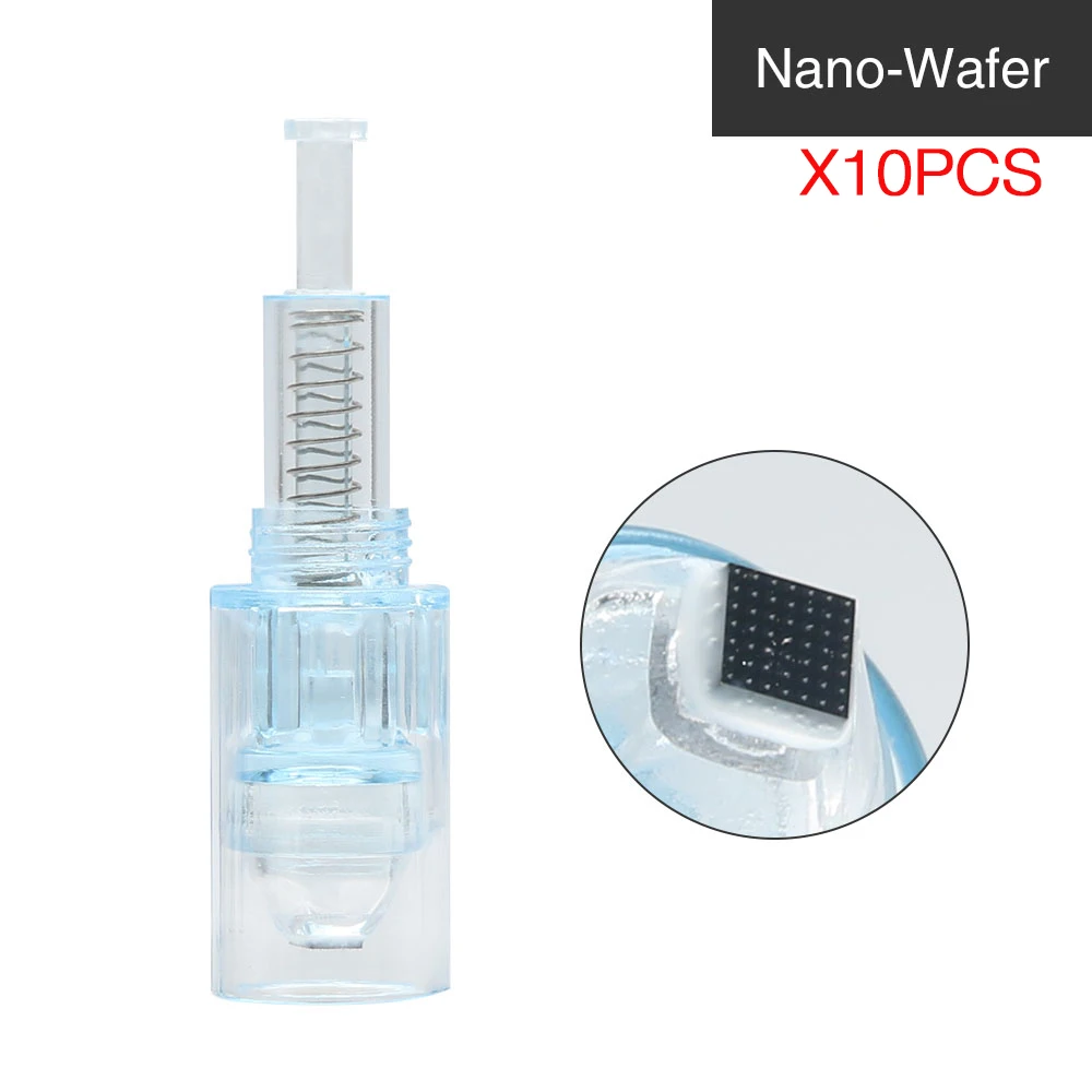 Nano-Wafer Dr. pen X5-C Беспроводная микроручка Электрическая Микро Дерма терапия винтовой картридж наконечники для удаления шрамов уменьшение морщин Dr. Pen - Цвет: Nano-Wafer