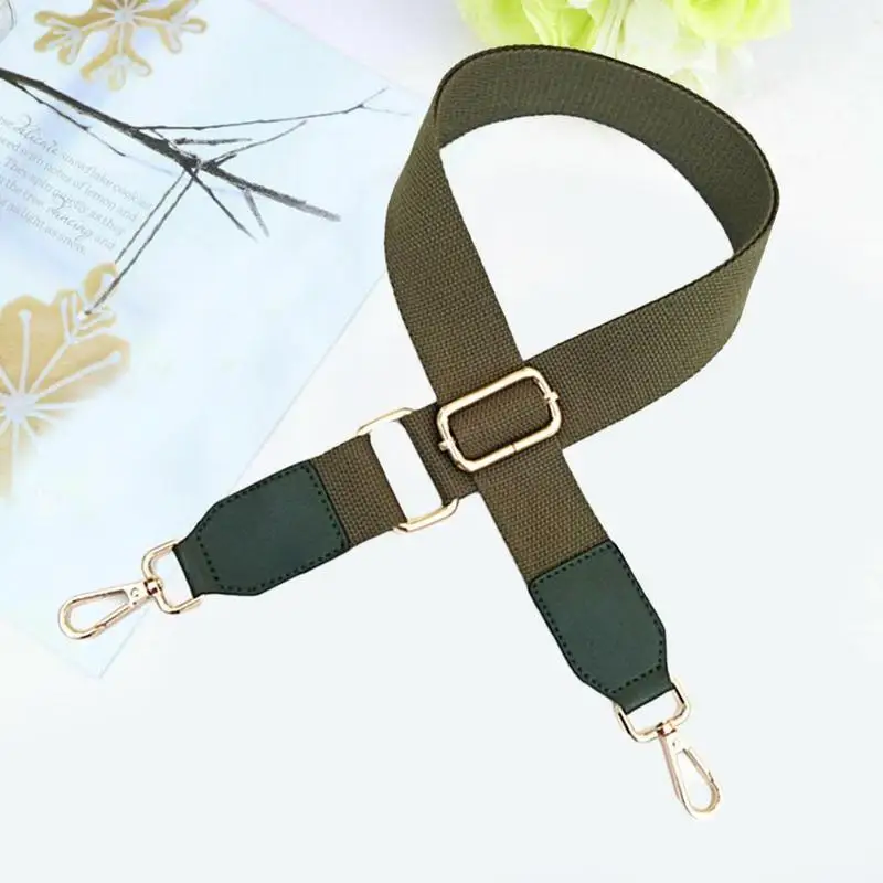 New Solid Color Cotton Ribbon With Pu Leather Adjustable Single Shoulder Messenger Bag Accessories Joker Handbag Bag - Цвет: E