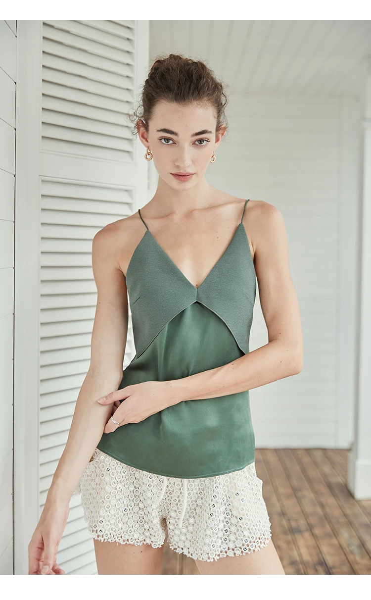 EASYSMALL Women dress Fashion Summer Satin topless halter strap Sexy streetwear Clothing tight High Waist V-neck T-Shirt