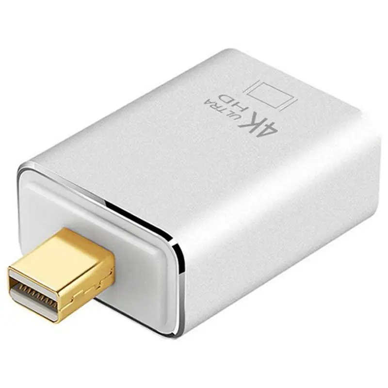 

Mini Displayport(Thunderbolt 2.0) To Hdmi Adapter 4K Mini Dp To Hdmi Converter For Macbook Air, , Macbook Pro, Surface Pro 3