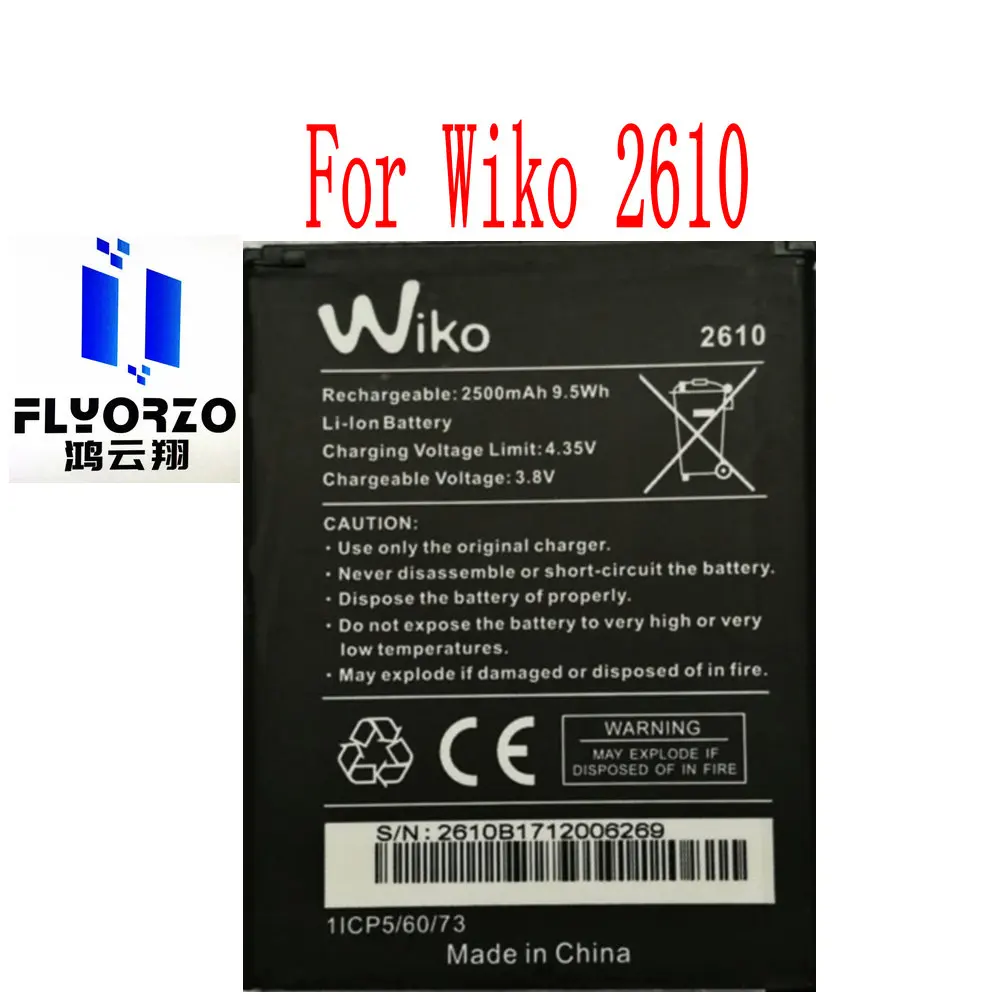 Nuova Batteria 2610 Di Alta Qualità Per Telefono Cellulare Wiko Jerry 2
