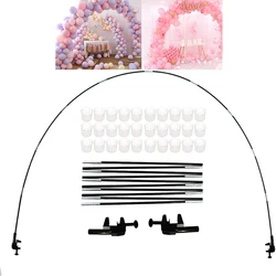 Kit de arco de globos de mesa para fiesta de cumpleaños, boda, graduación, decoración de Navidad, Baby Shower, despedida de soltera, suministros de decoración, 3,5 m