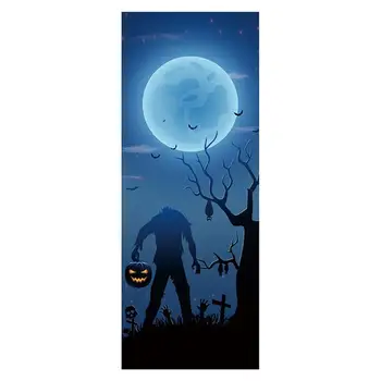 

1Pc Creepy Decal Decorative Sticker Door Sticker for Home Party Festival