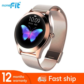 

Morefit KW10 Women Smart Watch Heart Rate Monitor Call Reminder Pedometer Multiple Sport Mode Calorie Smartwatch For Android IOS