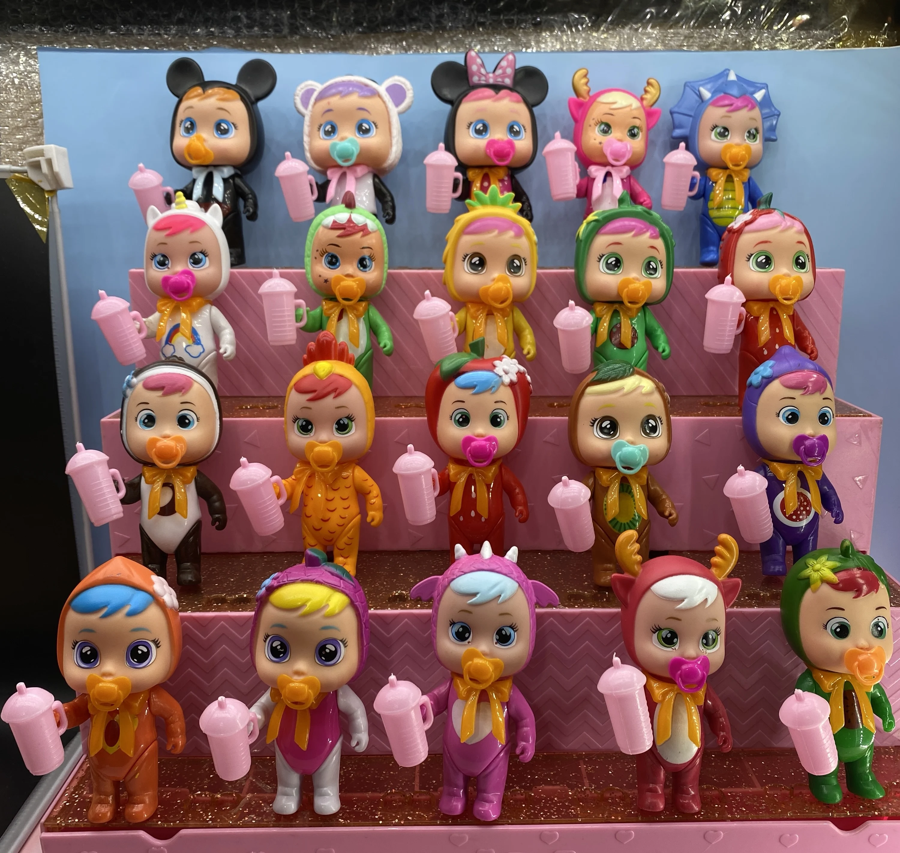 Una variedad de muñecas lloronas, baby boy spray doll toys Polly pocket dolls derramará lágrimas para los regalos de cumpleaños del bebé