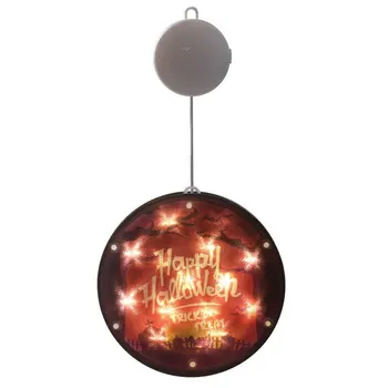 

Halloween Led Hanging Light Chandelier Room Light Color Curtain Light Halloween Led Hanging Night Light Hollow Lamp