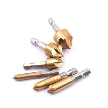 

High carbon steel Drill bit Woodworking Tool 7pcs Countersink 6mm-19mm