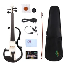 Yinfente 4/4 электрическая скрипка тихий сладкий тон Бесплатный чехол+ Бант# EV8