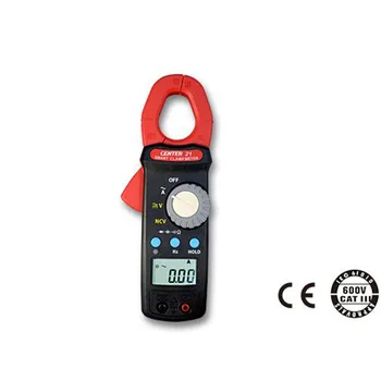 

CENTER-21 Digital Clamp Meter Auto Switch Between AC and DC Voltage，AC/DC Voltage Measurement Up to 600V.