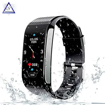 

CK18S Pressure Measurement Smart Watch Clock Pressure Pulse Smartband Fitness Bracelet Waterproof Pedometer Sport Wristband
