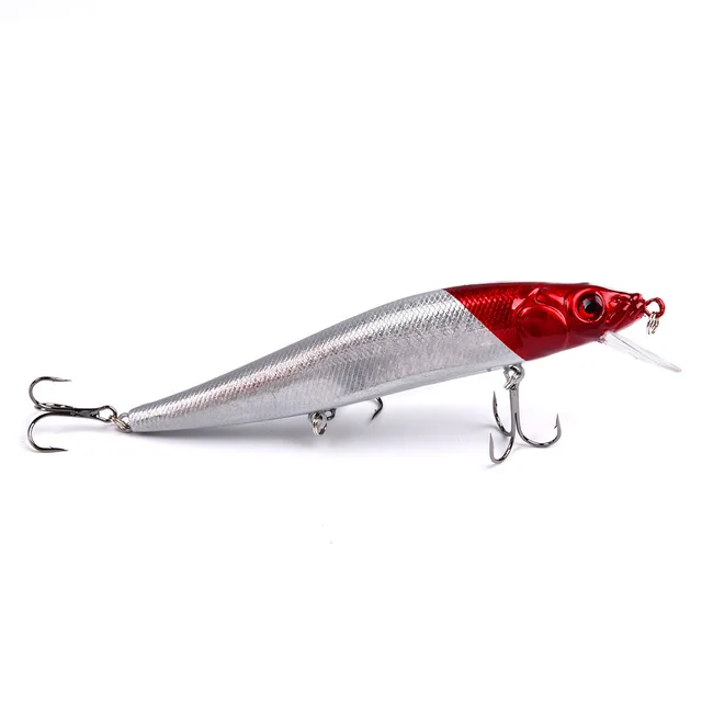 1Pcs Minnow Fishing Lures 14g/23g Crankbait Wobblers Perch 3D Eyes Artificial Hard Bait Pike Carp Bass Floating Swimbait Pesca Yellow