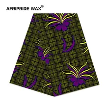 Африканская Анкара ткань высокого качества оптом Африканский Цветочный хлопок настоящая восковая парча ткань для одежды A18F0548