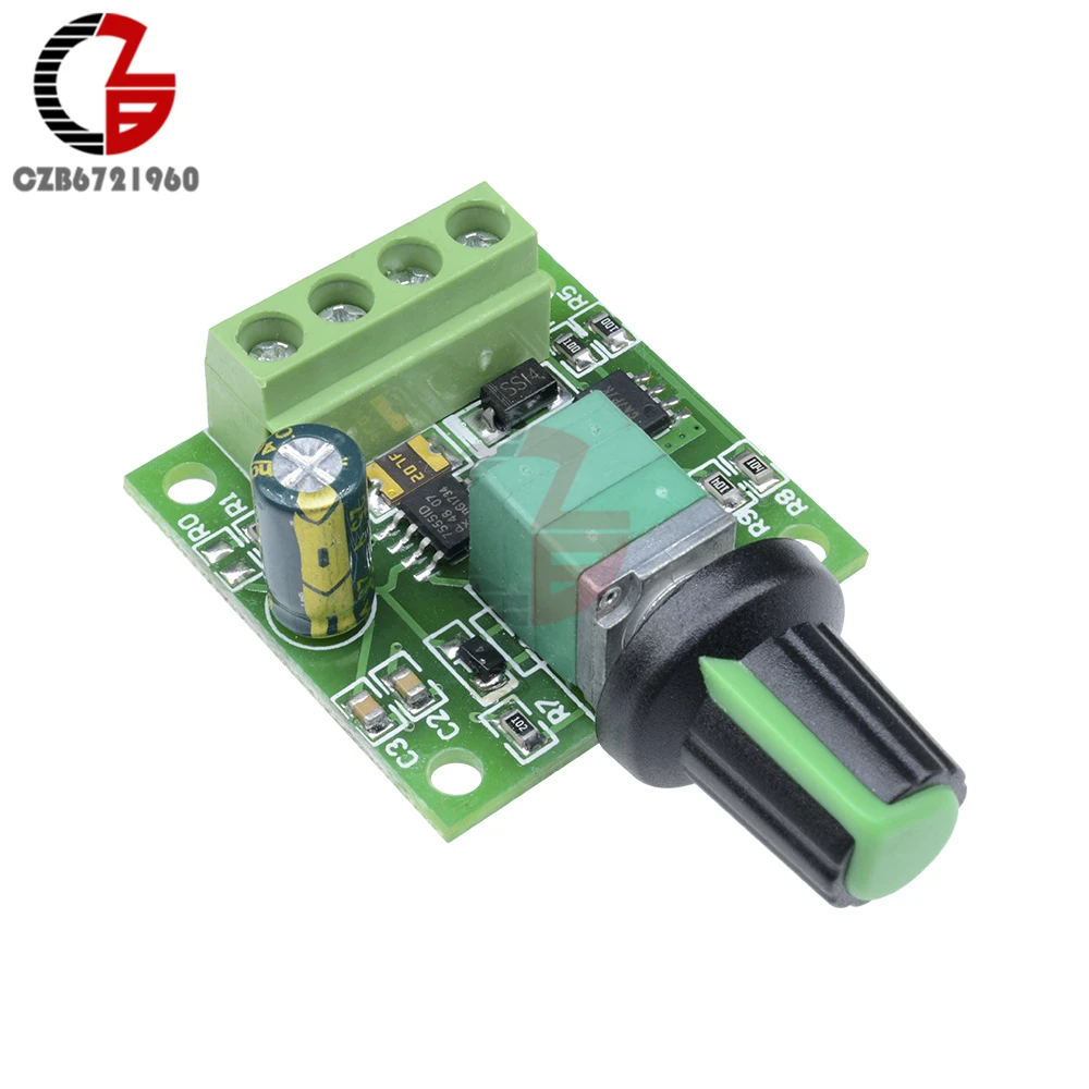 

1.8-15V 2A DC Motor Speed Controller Regulator Smooth Soft Start Brushless Motor Speed Control Power Regulator