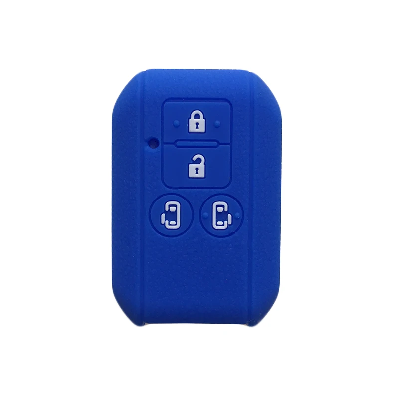 

For Suzuki Swift Wagon Jimny Sierra Spacia 2018 2019 Key Case Silica Gel High Quality Smart Key Cover 4 Button MPV Car Key Cover