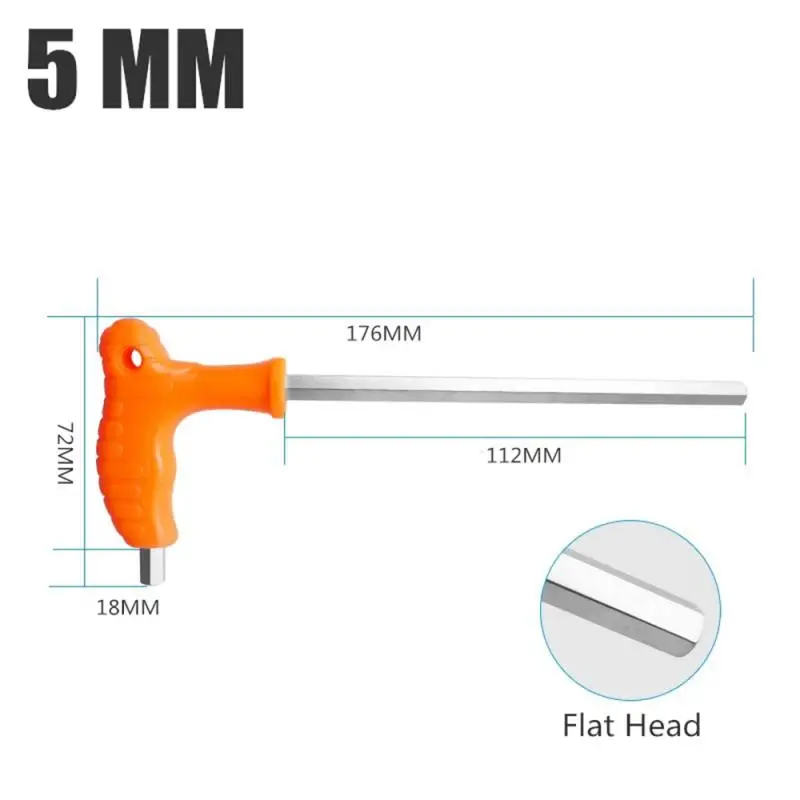 Lot De Clés Hexagonales En T 8-14 Mm Avec Poignée Ergonomique – Coffret Douilles Métal (neuf)