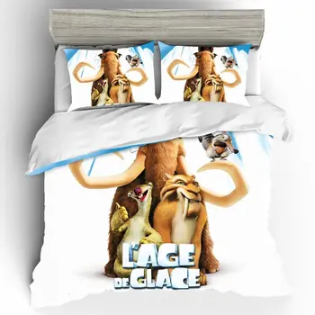 

Bed Line Cartoon Animal 3D Bedding Sets Home Textile Single Queen King Size Bedding Set Duvet Cover Bed Sheets Pillow Cases