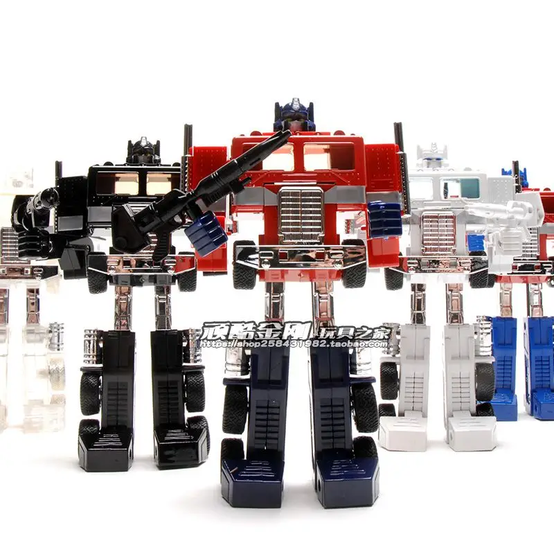 Деформированная Оптимус Прайм с металлической головкой G1 Реплика OP red Optimus Prime KO