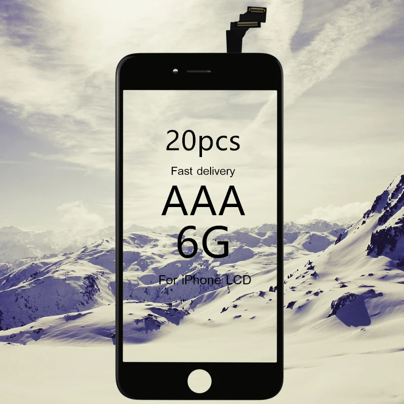 20 шт. для iPhone 6 ЖК-дисплей класс AAA лучший сменный экран сборка 6g с сенсорным