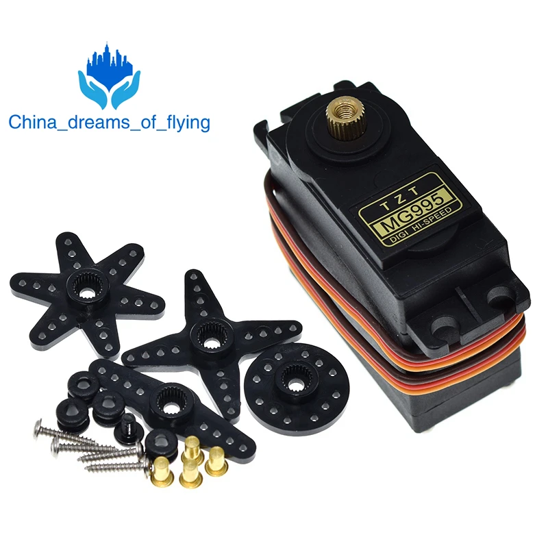 TZT MG995 55g servos Digital Metal Gear rc car robot Servo for arduino | Электронные компоненты и принадлежности