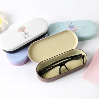 

Cute Eyewear Cases Cover Sunglasses Case Fashion Glasses Box with Lanyard Zipper Eyeglass Cases Men Women Travel Glasses Pouch