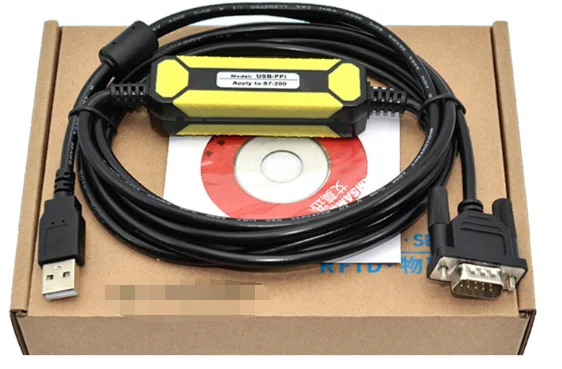 1pcs USB-PPI USB/PPI Programming Cable for Siemens S7-200 PLC,PC/PPI (PCPPI) USB Version 6ES7 901-3DB30-0XA0 Win7 Wincc Runtime