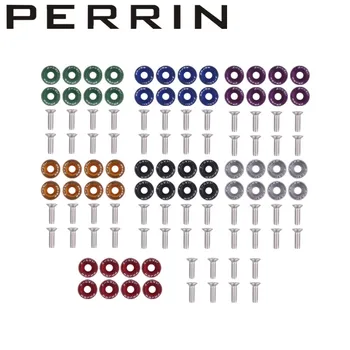 

JDM Style 19MM Fender Washers Bumper Washer Lisence Plate Bolts Kits 1 set=8pcs