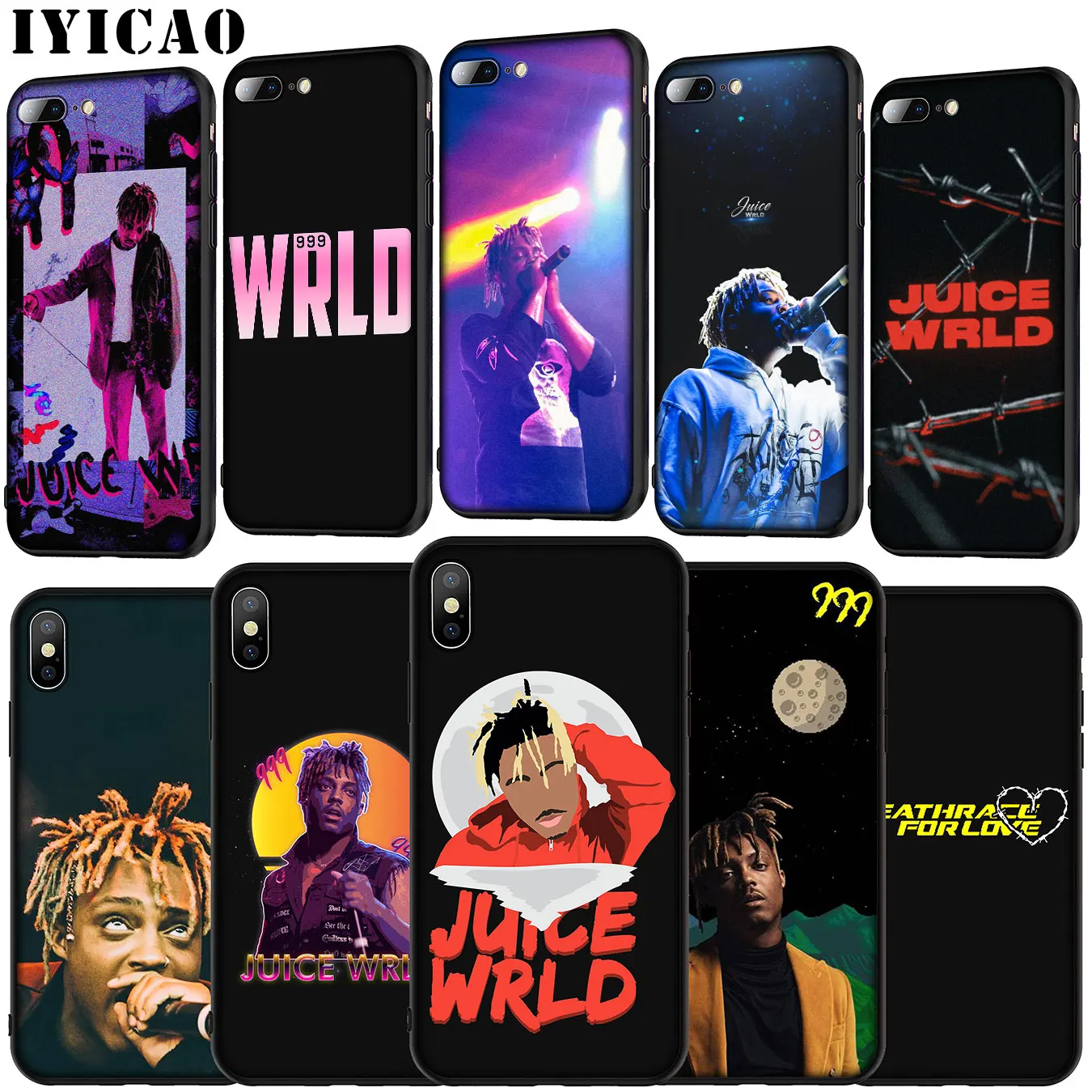 IYICAO Hot singer Juice WRLD 99 Soft Silicone Cover Case for Huawei P30 P20 Pro P10 P9 Lite Mini 2017 2016 P Smart Z Plus 2019 |