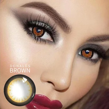 

Beautiful Pupil Color Contact Lenses Monthly Throw Female Path 14.5mm Plum Multicolor Party Gift Cartoon Girl Decoration Cosplay