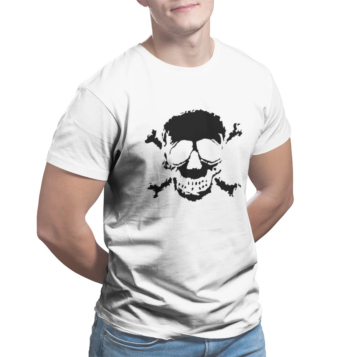 Half Skulls T Shirt Games Black Wholesale Clothes Tops Top Quality Men Clothing T Shirts Aliexpress