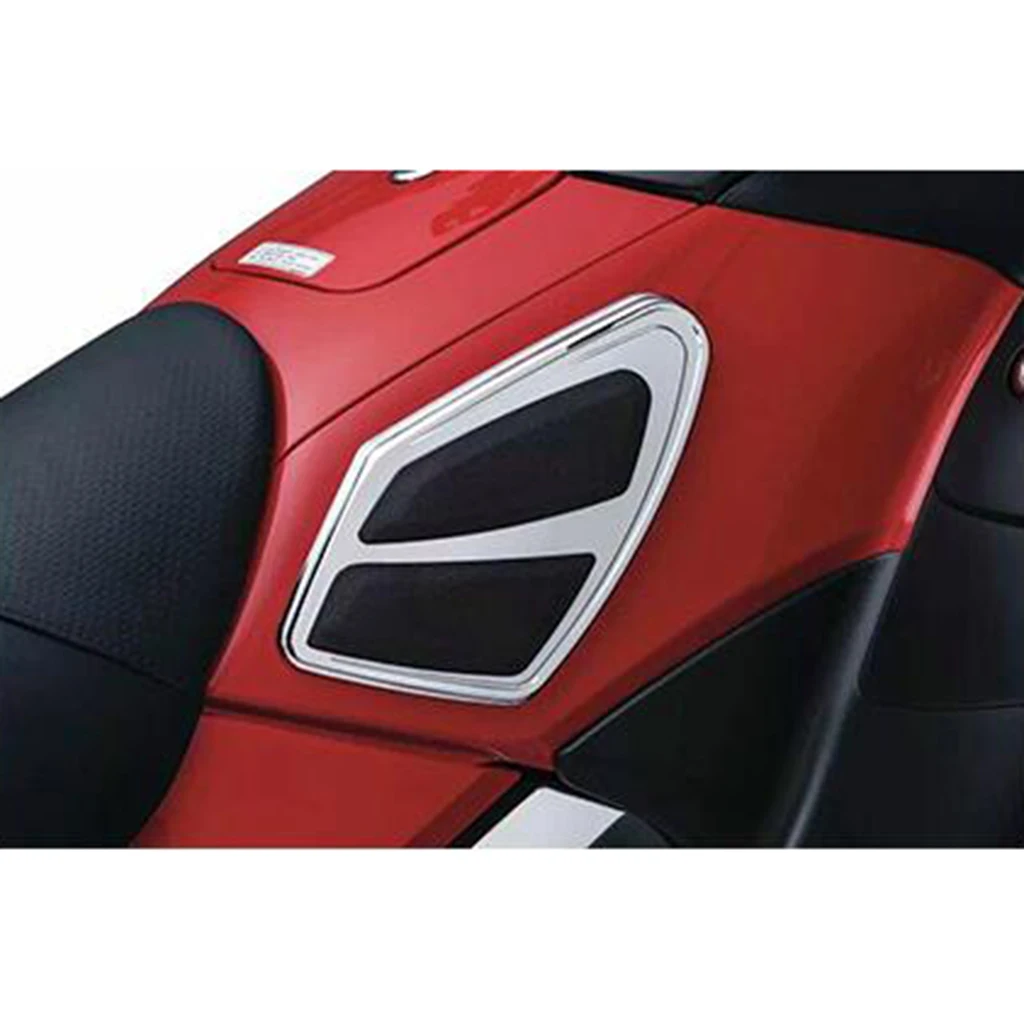 Rubber Anti-slip Tank Traction Pads, Fuel Gas Grip Decal Protector for HONDA Golden Wing GL1800/FB6 2012-2017